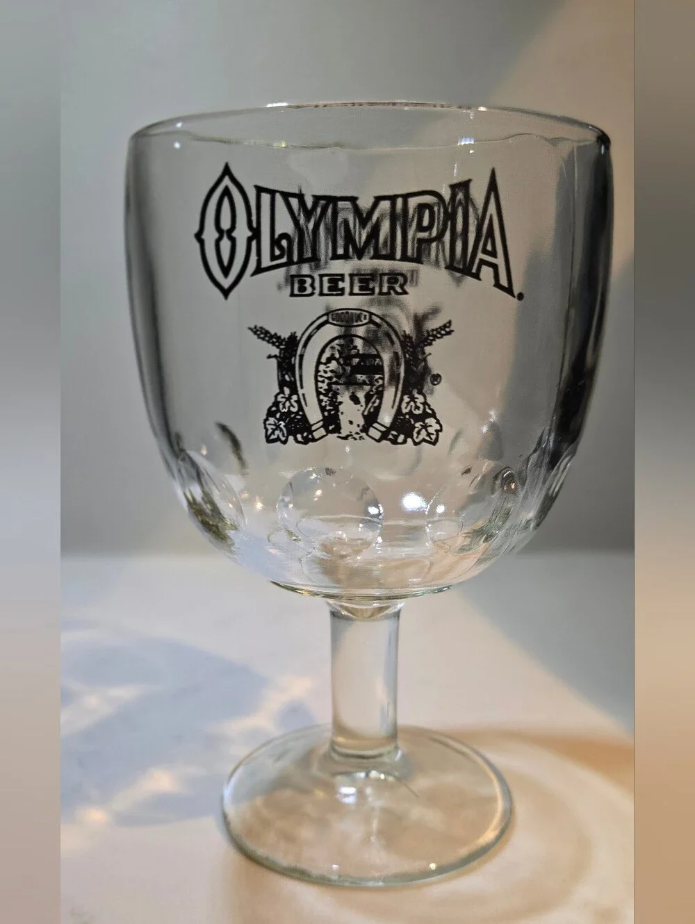Branded Clear Goblet - Clear